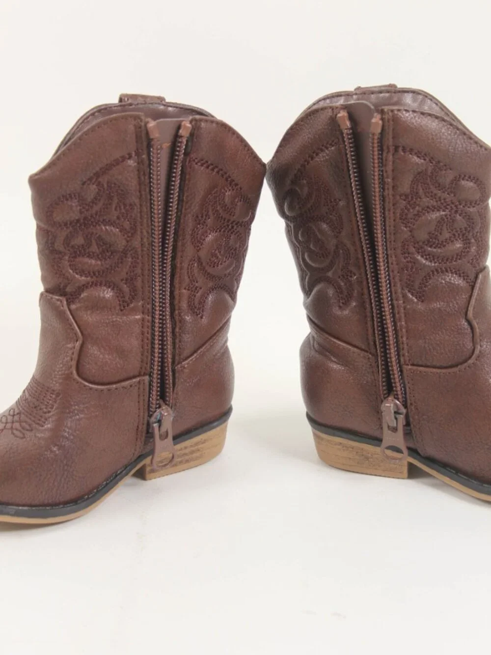 Cat & Jack Brown Western Cowboy Boots Toddler Size 5